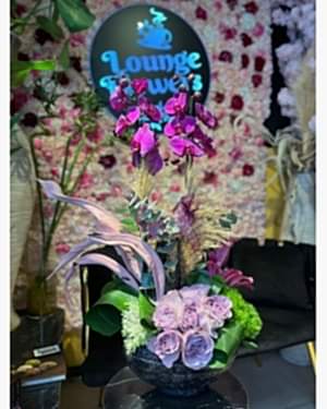 Mavi Orkide Aranjmanı